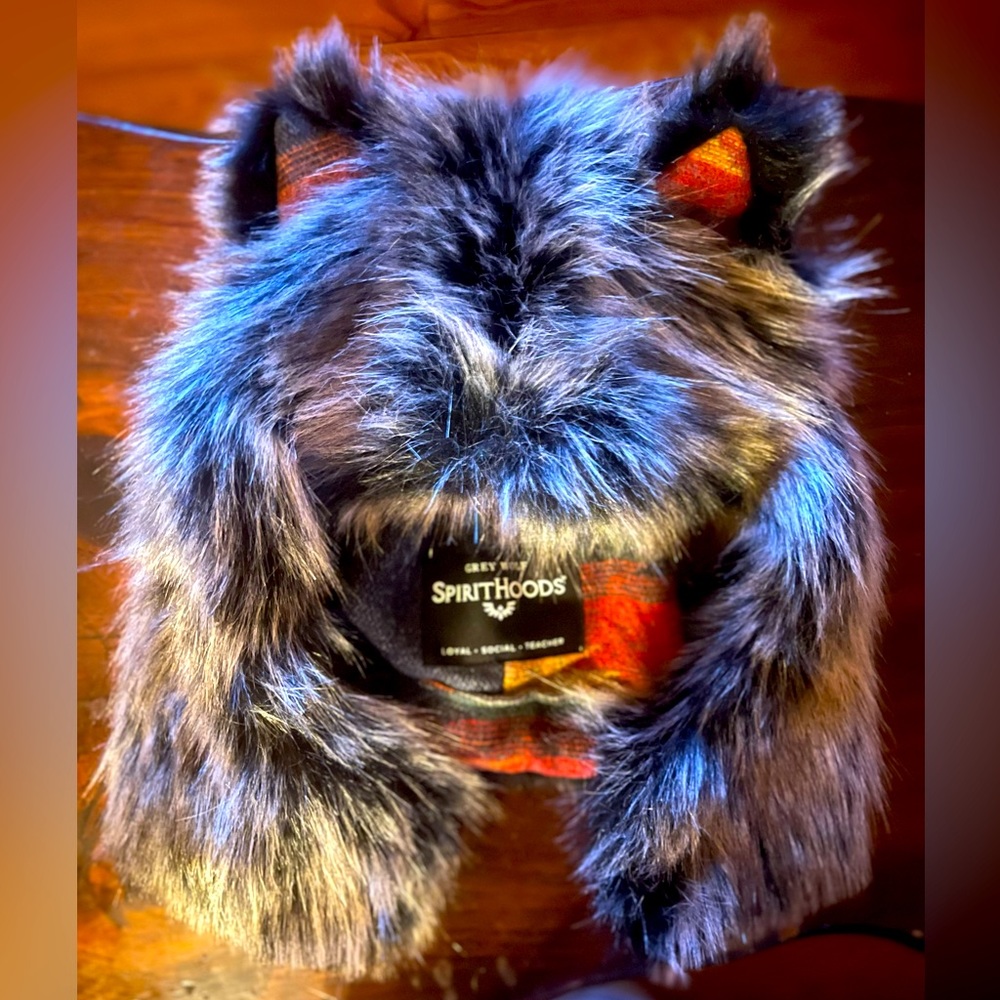 Spirithoods hat (unisex) wolf with print inside